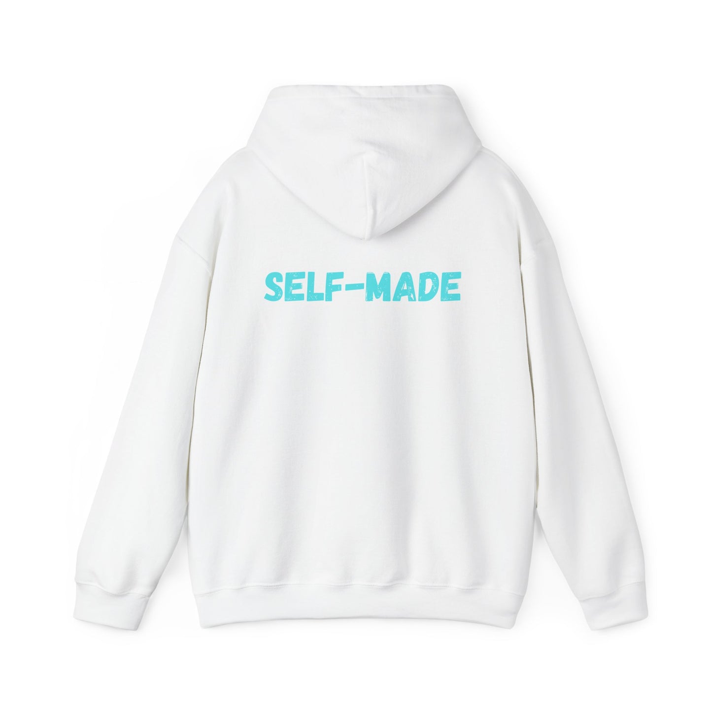 "Self-Made" Hoodie Entrepreneur themed, - Motivational Graphic Sweatshirt, Unisex, Multi Colored options,