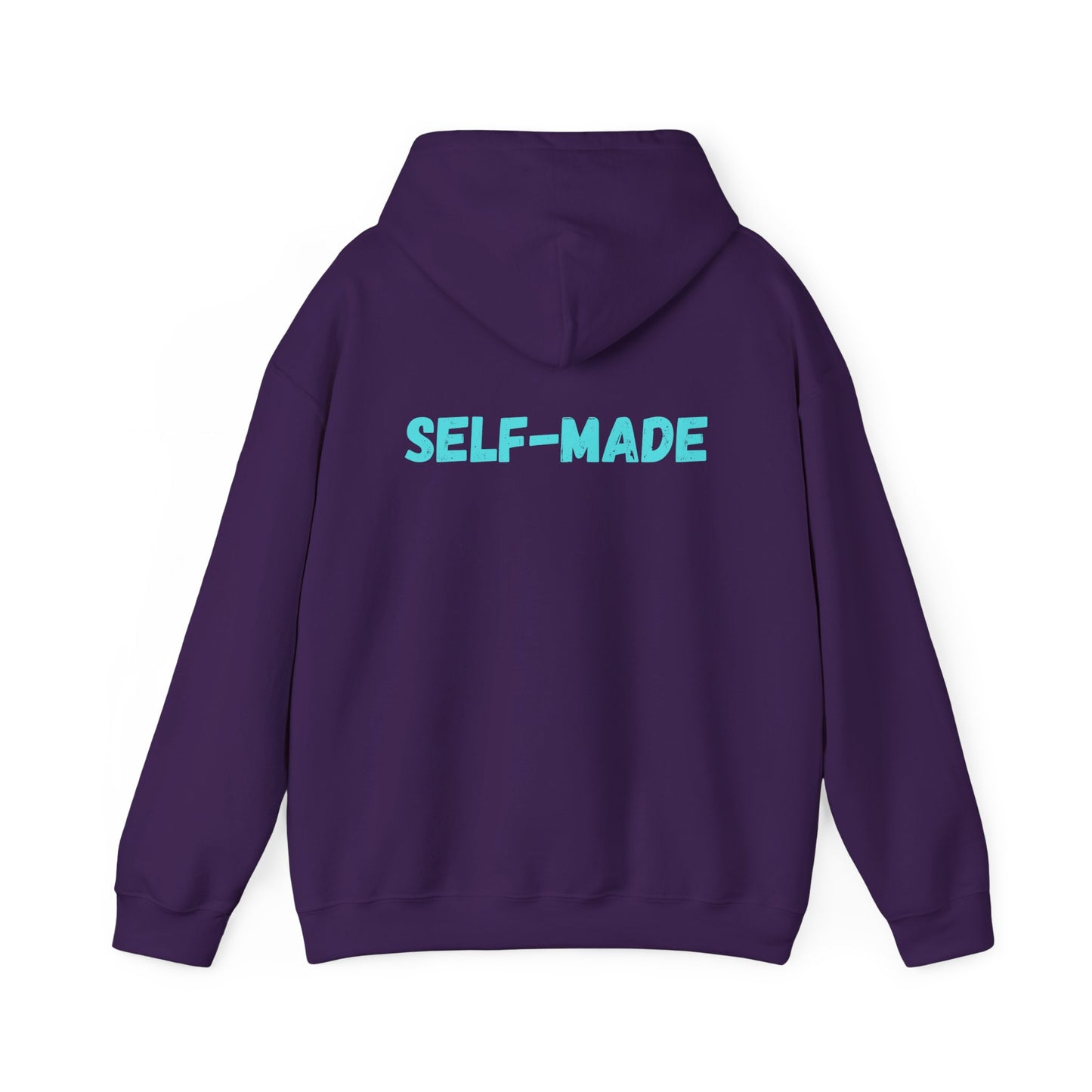 "Self-Made" Hoodie Entrepreneur themed, - Motivational Graphic Sweatshirt, Unisex, Multi Colored options,