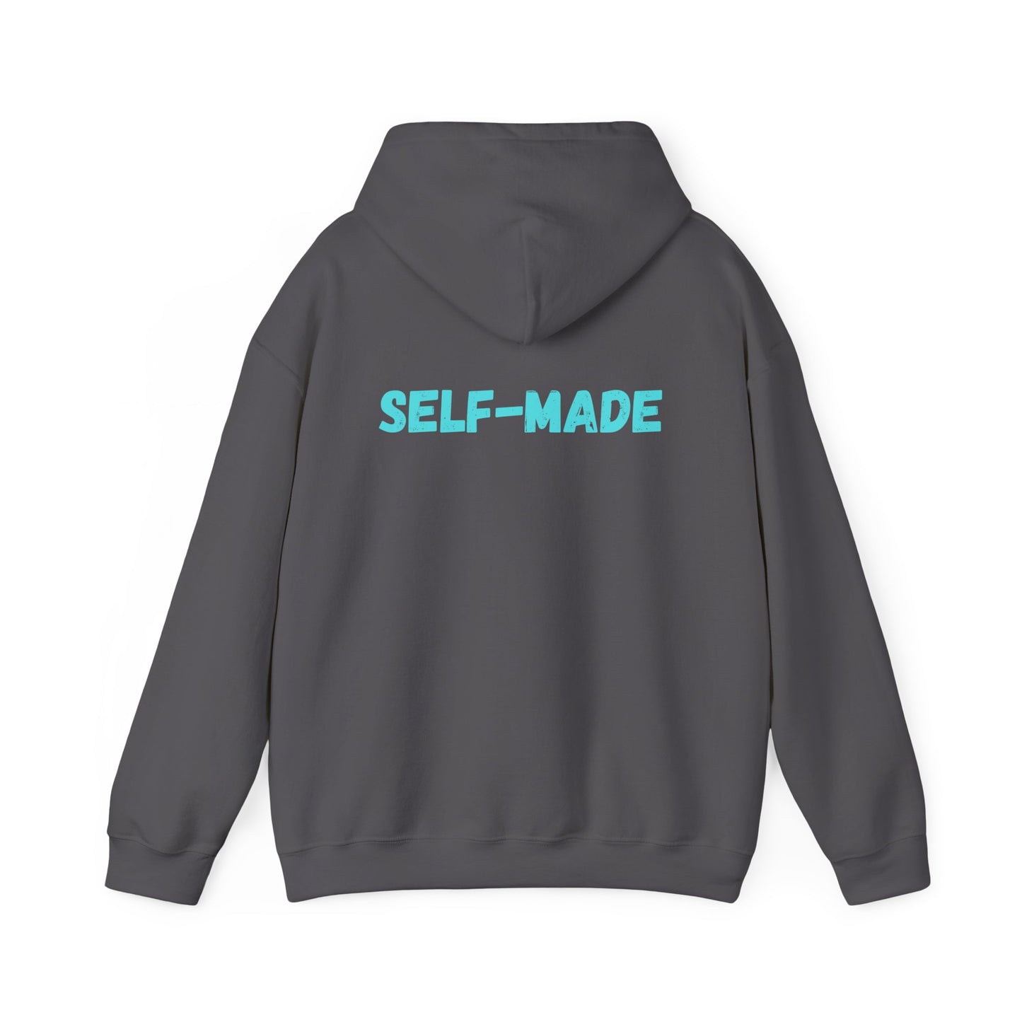 "Self-Made" Hoodie Entrepreneur themed, - Motivational Graphic Sweatshirt, Unisex, Multi Colored options,