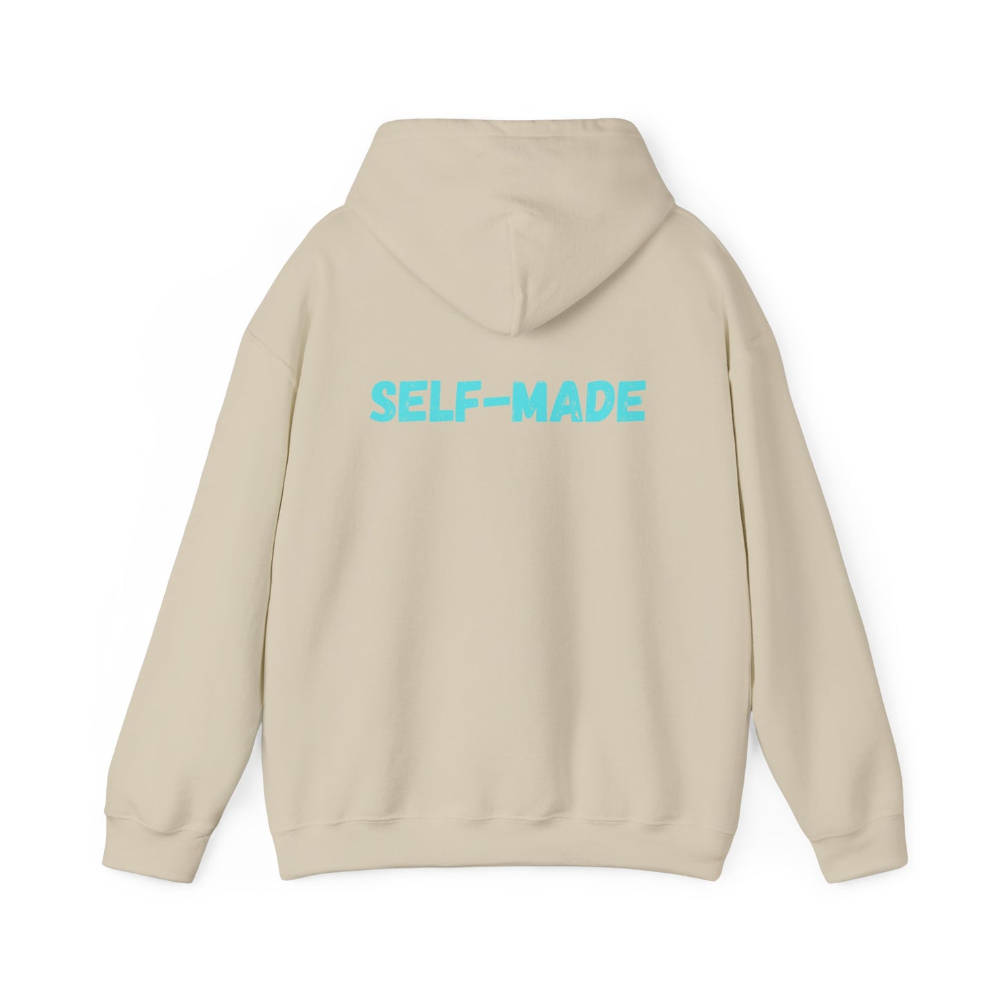 "Self-Made" Hoodie Entrepreneur themed, - Motivational Graphic Sweatshirt, Unisex, Multi Colored options,