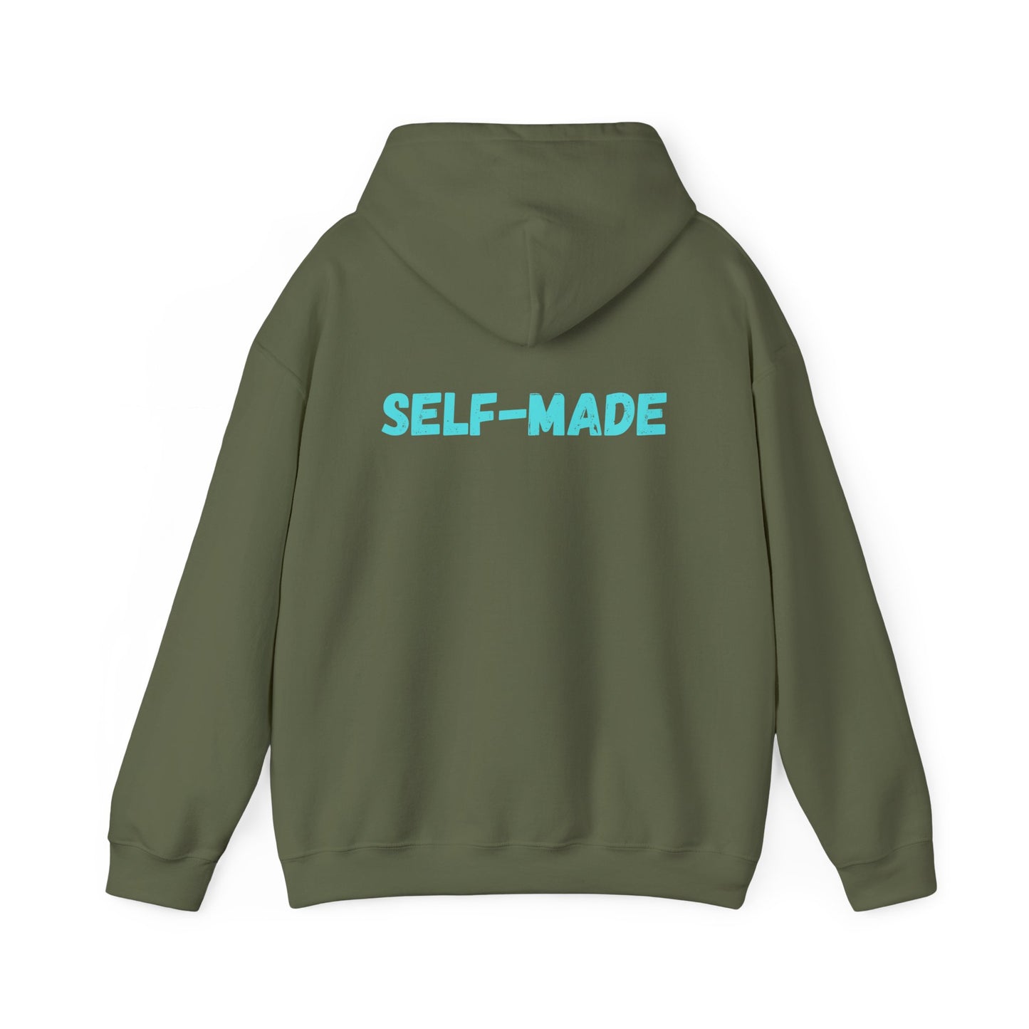 "Self-Made" Hoodie Entrepreneur themed, - Motivational Graphic Sweatshirt, Unisex, Multi Colored options,