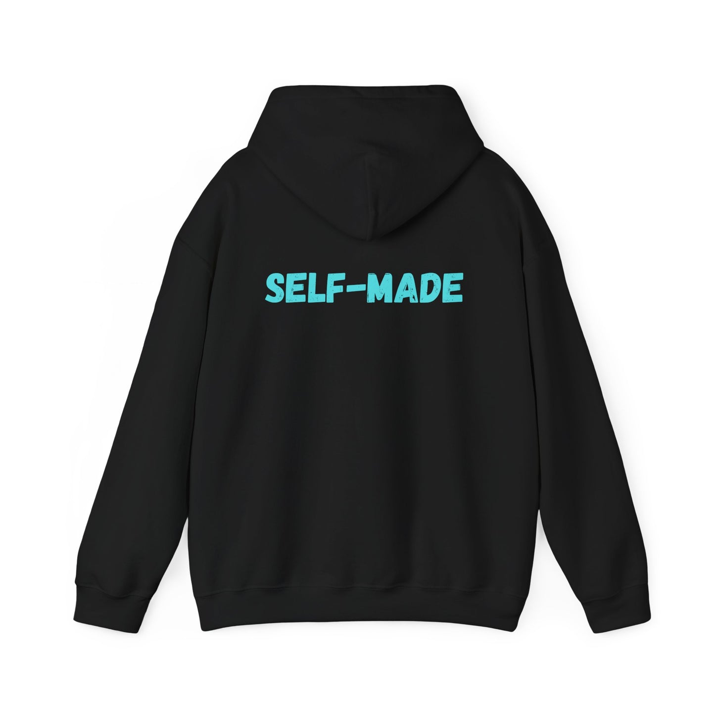 "Self-Made" Hoodie Entrepreneur themed, - Motivational Graphic Sweatshirt, Unisex, Multi Colored options,