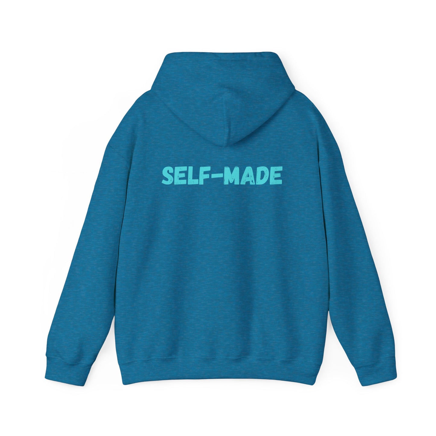 "Self-Made" Hoodie Entrepreneur themed, - Motivational Graphic Sweatshirt, Unisex, Multi Colored options,