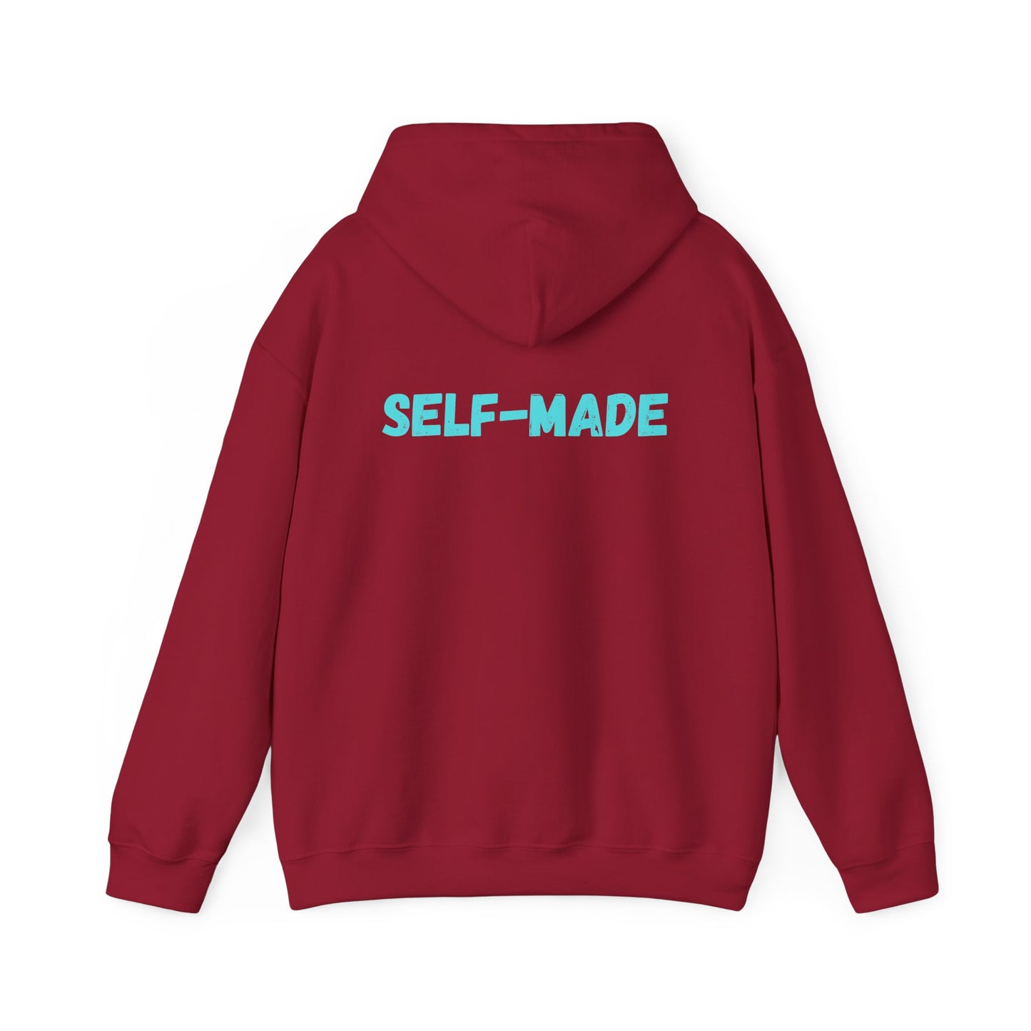 "Self-Made" Hoodie Entrepreneur themed, - Motivational Graphic Sweatshirt, Unisex, Multi Colored options,