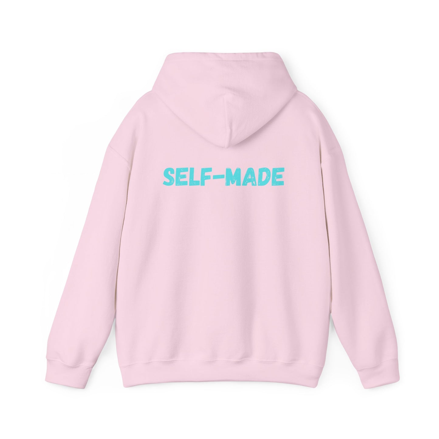 "Self-Made" Hoodie Entrepreneur themed, - Motivational Graphic Sweatshirt, Unisex, Multi Colored options,